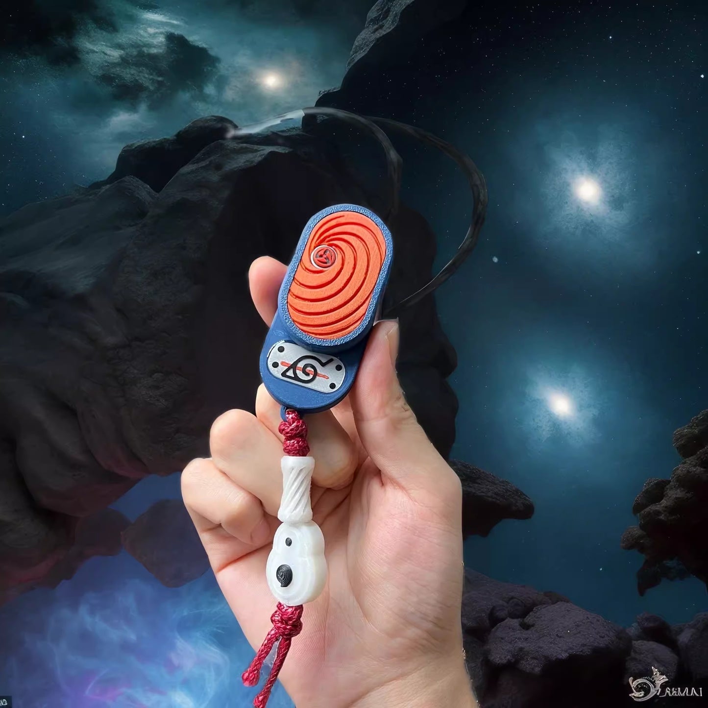 Itachi/Obito/Gaara Fire Shadow Ninja - Inspired EDC Push Cards for Stress Relief
