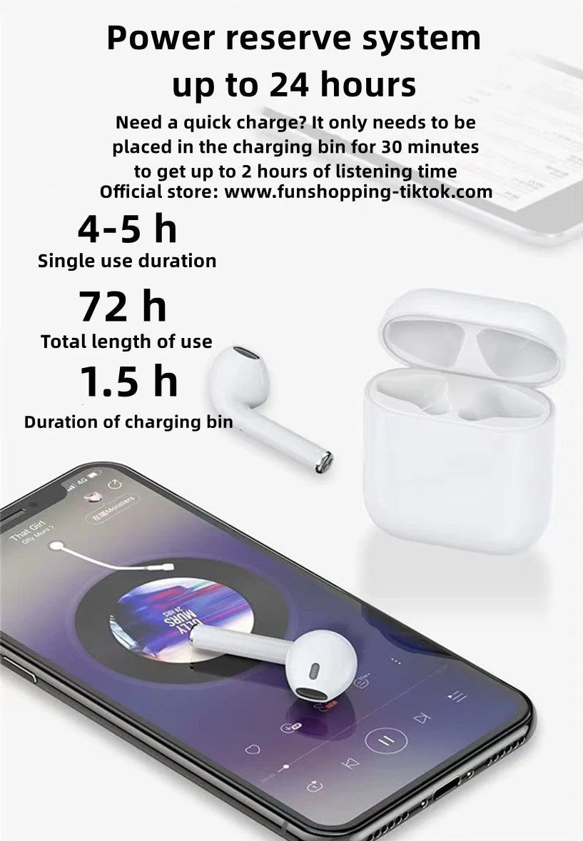 Tanjirou/ Nezuko genuine wireless Bluetooth headset earphones ( Bluetooth 5.0 )