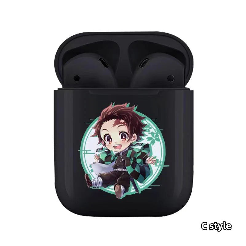 Tanjirou/ Nezuko genuine wireless Bluetooth headset earphones ( Bluetooth 5.0 )