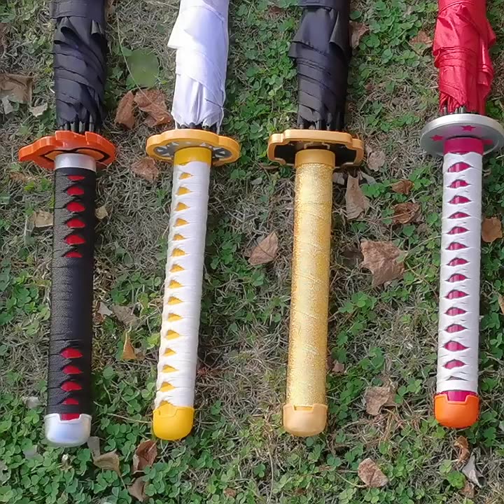 Tanjirou Cool Semi-Automatic umbrella And An Umbrella That Folds