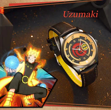 Sasuke/Kakashi/Itachi Men and women's all-purpose quartz watch,30M waterproof, 40MM black dial