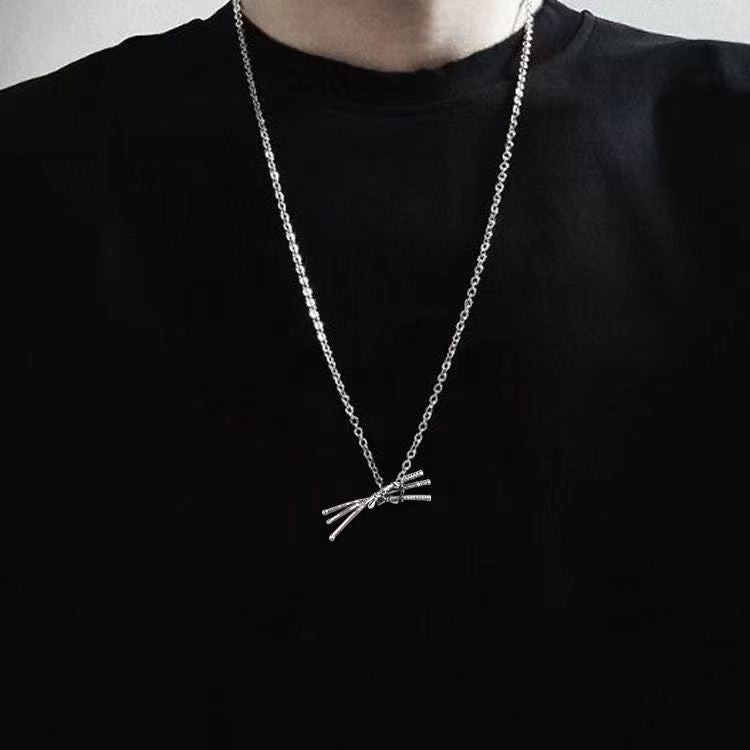 Luffy/Zoro/Ace Cool metal necklace - Wear it as if you have mystical powers