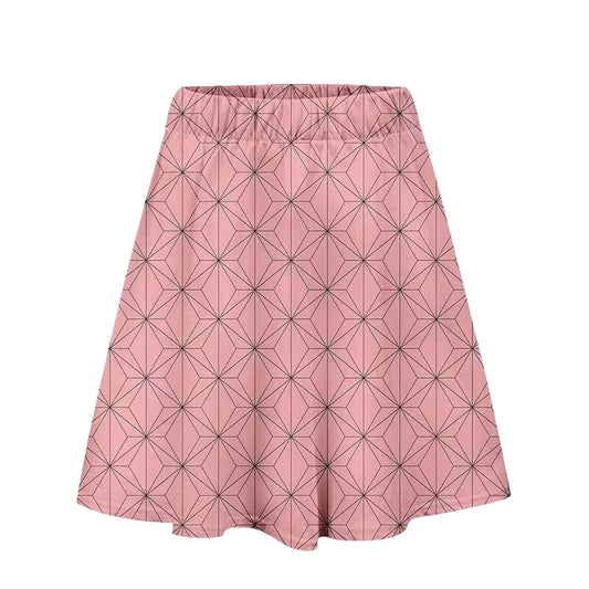 tanjiro/nezuko Comfortable soft skirt with character pattern