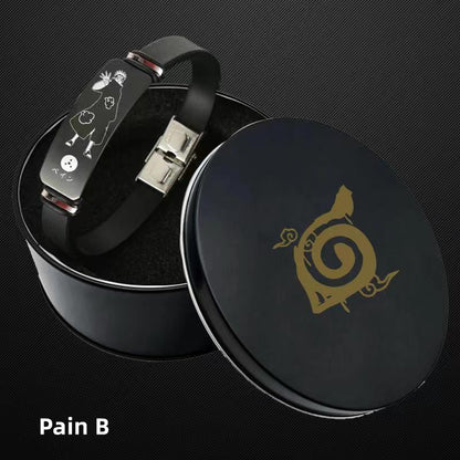 Sasuke/Itachi Titanium Gold Sports Bracelet (Length 21CM width 1CM)