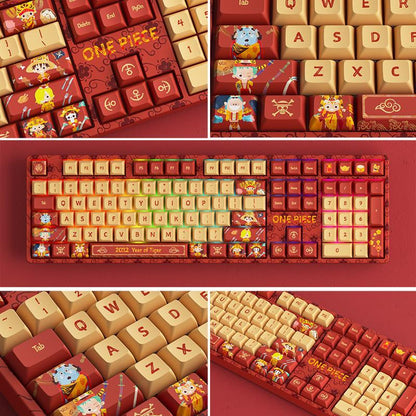 Luffy tri-mode connection RGB backlit mechanical keyboard